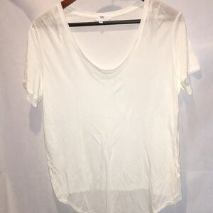 Helmut Lang White Tee Shirt Top | Size L